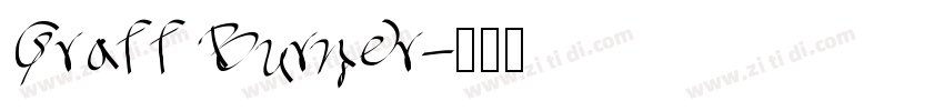 Graff Burner字体转换